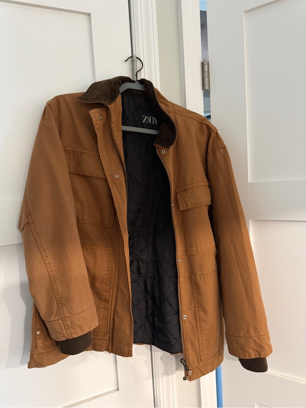 ZARA M Brown Workwear Jacket